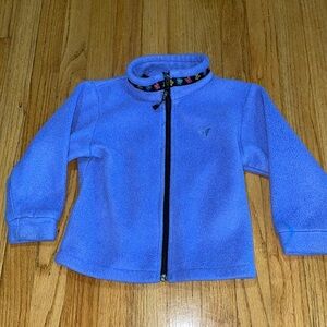 Girls black diamond zip up